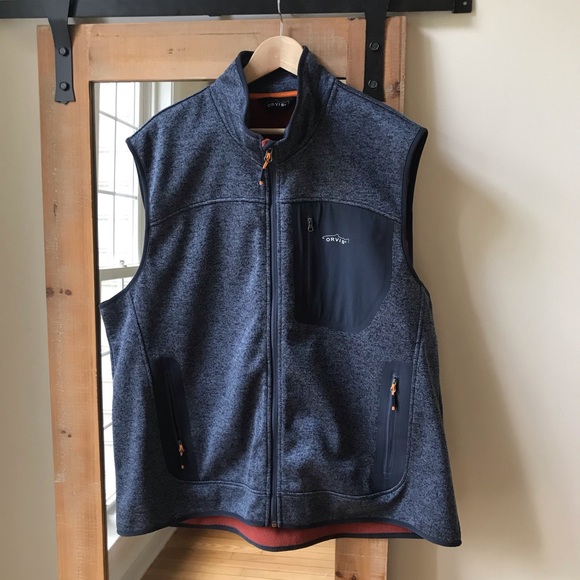orvis windproof sweater fleece vest